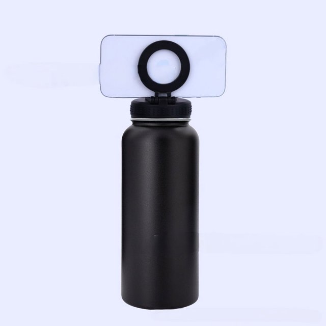 Becaristey Insulated Water Bottle In Multiple Color Options For Sports Enthusiasts Wide Mouth Opening Stainless Steel Water Bottle blue Direct Drinking