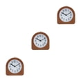 thumbnail image 4 of relayinert Wood Exquisite Travel Alarm With No Noise And Small Size For Easy Prevent Oversleep Small And Exquisite Convenient Deep 3Set, 4 of 6