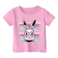 thumbnail image 4 of XDZJLR T-Shirts Filles Enfants Pâques Graphique Coupe Ample Décontractée Manches Courtes Col Rond pour Garçons Vêtements 10-11 Ans, 4 of 4