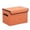 Orange, variant on shyuyusa Larger Fabric Collapsible Storage Bins Foldable Storage Boxes with Lids, Storage Cube Organizer Basket for Home, Closet, Bedroom