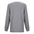 thumbnail image 3 of Women Side Split Fall Fashion 2025 Long Sleeve Shirts Trending Now, 3 of 5