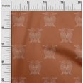 thumbnail image 1 of oneOone Silk Tabby Fabric Bird Artistic Sashiko Print Decor Fabric Printed BTY 42 Inch Wide, 1 of 1