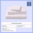 thumbnail image 4 of Mainstays Kids 220TC Cotton Pink Stripe Twin, 3 Piece Sheet Set, 4 of 8