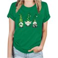 thumbnail image 2 of T-shirts de la Saint-Patrick pour Femmes Mode Saint-Patrick Imprimé Col Rond Manches Courtes T-Shirt Décontracté Haut Saint-Patrick, 2 of 4