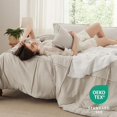 thumbnail image 4 of Housse de Couette Boho Format Grand Literie Boho Housse de Couette Grand Tuftée pour Toutes les Saisons Broderie Shabby Chic Literie Maison Couette Non Incluse ( x &#), 4 of 6
