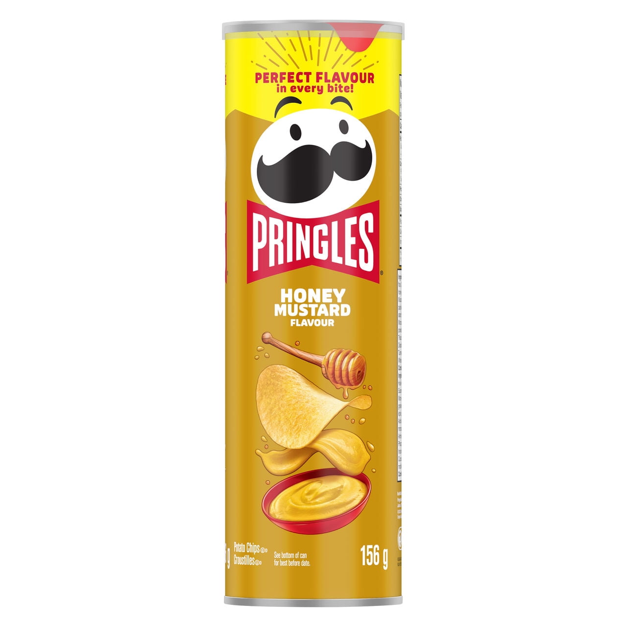 Pringles Honey Mustard Flavour Potato Chips 156g