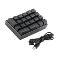 thumbnail image 1 of tredstone K23 Mini Numpad LED Backlit Numeric Keypad USB-C Office Home Use 21-Key Red Switches, 1 of 9