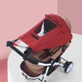 thumbnail image 3 of Pare-soleil Durable Accessoires de Protection Solaire Pare-Soleil pour Poussette pour Rouge, 3 of 8