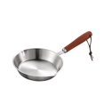 thumbnail image 2 of Luzkey Kitchen Stainless Steel Fry Pan Butter Melting Pot Cookware Anti Scald Handle Omelette Pan Egg Frying Pan for Rvs Home Travel Small, 2 of 8