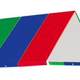 thumbnail image 4 of pitrice Bâche de Remplacement Imperméable pour Balançoire Toit Tente Pare-Soleil Vert Bleu Rouge, 4 of 8