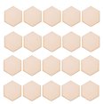 thumbnail image 1 of Shisuyan Blank Hexagon Pieces Beige 100Pack 1.97x1.97in, 1 of 8