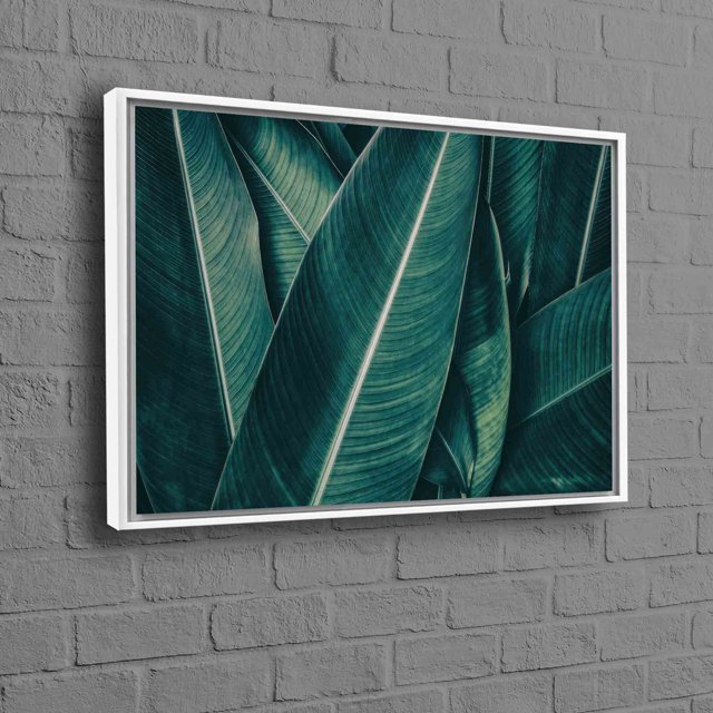 Personalized Trendy Leaf Canvas Art Poster Perfect For Modern Wall Decor And Unique Gift For Her Or Mom