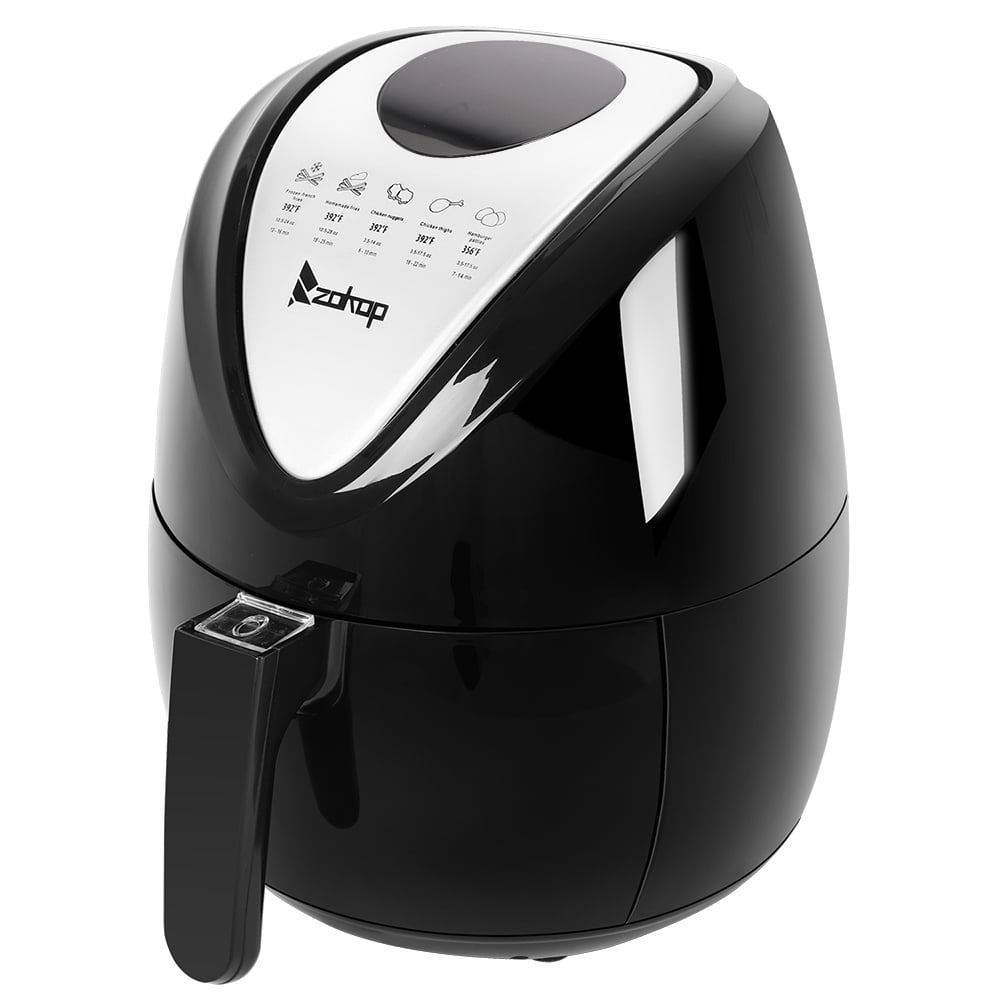 SalonMore 2.85qt Electric Digital Air Fryer w/LCD Screen, 7 Preset Settings, Non-Stick Coating - Black