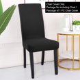 thumbnail image 2 of Unique Bargains Spandex Stretch Chair Covers Easily Washable, Gray Bedding for Home, 2 of 8