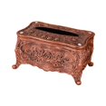 thumbnail image 1 of 1Pcs Rectangular Facial Tissue Box Cover Paper Holder Container Home Decoration Small Red Bronze, 1 of 9