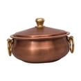 thumbnail image 3 of Esquirla Copper Pot Multipurpose Handcrafted Binaural Pot for Cooking Kitchen Camping 24cm Dia, 3 of 8