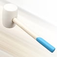 thumbnail image 3 of CIMAXIC Tile Installation Hammer Practical Wooden Handle Rubber Hammer Decoration Tools - 24oz,12.99"X4.53"X2.76", 3 of 4