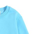 thumbnail image 3 of Coats for Girls Boys Sweater Coat Round Neck Small Medium Pullover Solid Fleece, 3 of 4