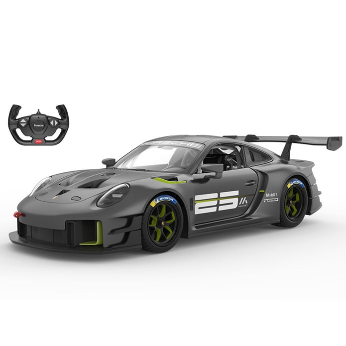 VOLTZ TOYS Licensed Porsche 911 GT2 RS RC Car 1:14 Scale Remote Control Sports Car with 2.4GHz, LED Lights & Open Doors for Kids & Adults