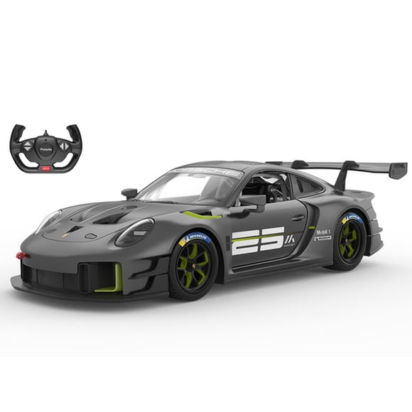 VOLTZ TOYS Licensed Porsche 911 GT2 RS RC Car 1:14 Scale Remote Control Sports Car with 2.4GHz, LED Lights & Open Doors for Kids & Adults
