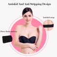 thumbnail image 4 of Soutien-gorge Demi-Bonnet Aguichant Uni pour Femmes, Sans Coutures, Doux, Invisible, 4 of 9