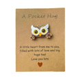 thumbnail image 3 of Resin Animal Pocket Positivity Card Set Mini Inspirational Emotional Support Gift Encouragement Tokens, 3 of 8