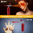 thumbnail image 4 of Mistaha Portable Airbrush Kit with Compressor Handheld Cordless Air Brush Dual-Action 18PSI Air Pressure Built-in, 4 of 8