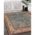 thumbnail image 2 of Ahgly Company Indoor Rectangle Traditional Dark Sienna Brown Animal Area Rugs, 2' x 5', 2 of 6