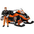 thumbnail image 3 of Bruder - 63101 | Leisure Time: Snowmobile With Driver and Accessories, 3 of 4