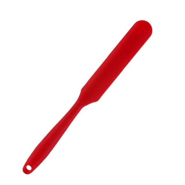 Baking Pans 500°F High Temperature Baking Silicone Tool Integrated Cake Cream Spatula,Red Kitchen Bakeware
