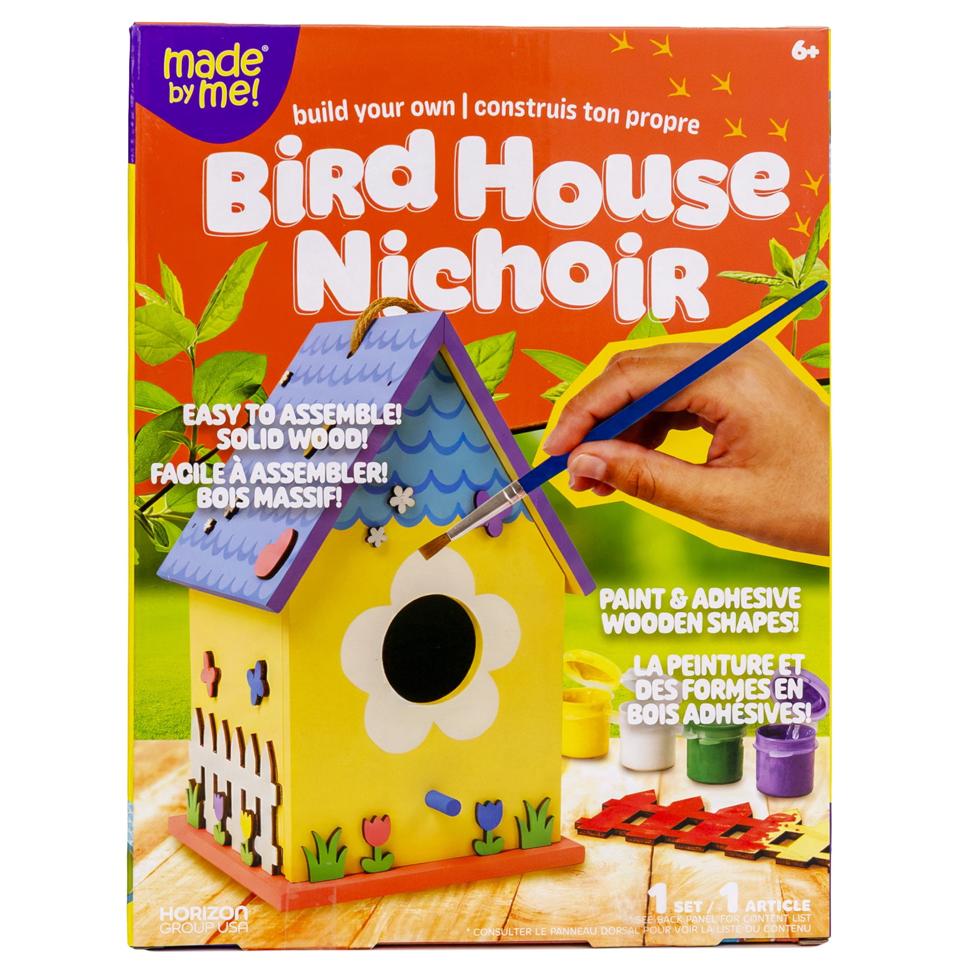 Write Me Roses Kit Made by Me® D.I.Y. Wooden Birdhouse - Walmart.ca