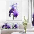 thumbnail image 1 of Beautiful Iris Croquis Aquarelle - Impression sur Toile Florale, 1 of 4