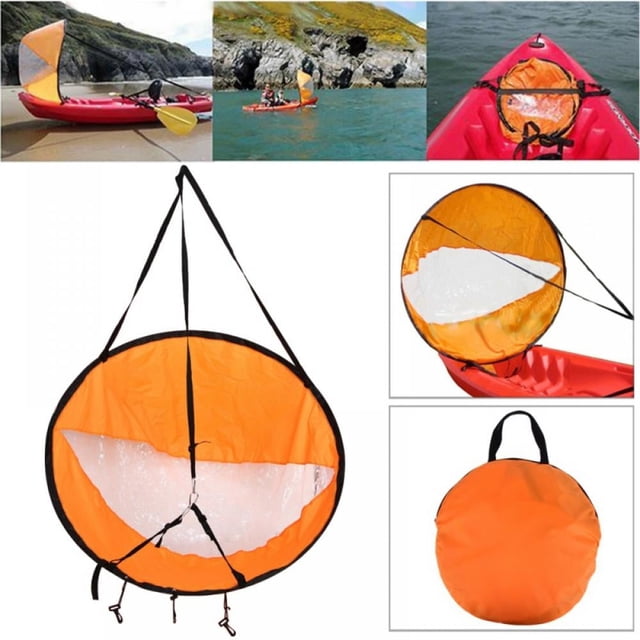 MesaSe Kayak Boat Wind Sail Sup Paddle Board Sailing Canoe Stroke Wind Paddle Foldable Durable Rowing Boats Wind With Clear Window Surfling