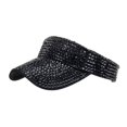 thumbnail image 1 of GDREDA Baseball Casquette Mode Femmes Imprimé Léopard Sun Visière de Baseball Noire, Taille Unique, 1 of 4