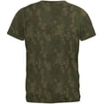 thumbnail image 2 of Green Woodland Camo Mens Soft T Shirt, 2 of 2