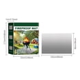 thumbnail image 3 of Bowayaoa Portable BBQ Fire Mat, Heat Resistant Outdoor Grill Mat, Protective Fireproof Under Grill Mat for Camping, Non-Slip Fire Retardant Mat for Stove, 3 of 3