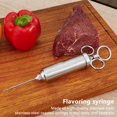 thumbnail image 2 of DEBGFS Meat Injector Syringe  3 Marinade Injector Needles for BBQ Grill  60ml Cooking Syringe Roasting Marinated Injector Meat Marinade BBQ Kitchen Tool, 2 of 7