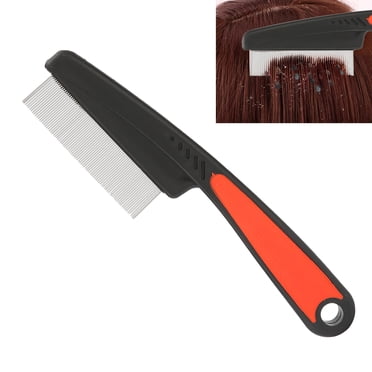 Wchiuoe Lice Nit Removal Hair Comb,Lice Comb,Stainless Steel Fine Tooth Comb Lice Comb Professional Head Lice Nit Removal Hair Comb