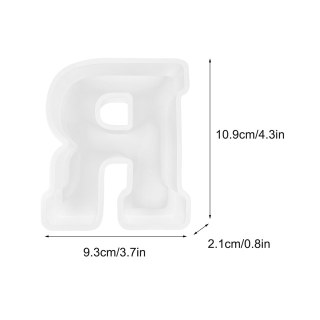 CEHVOM Alphabet Cake Baking Mould English Letter Silicone Mold 3D Alphabet Letter