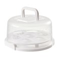thumbnail image 1 of 1Pcs Cake Carrier Dust Proof Handheld 7 Cavity Visible Design Cake Holder Baking Supplies, 1 of 10