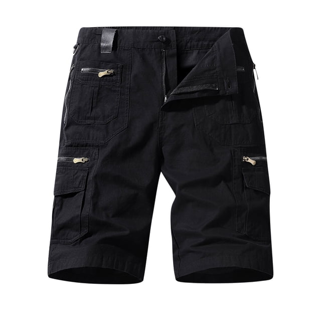 Birdeem Mens Plus Size Cargo Shorts Multi-Pockets Relaxed Summer Beach Shorts Pants