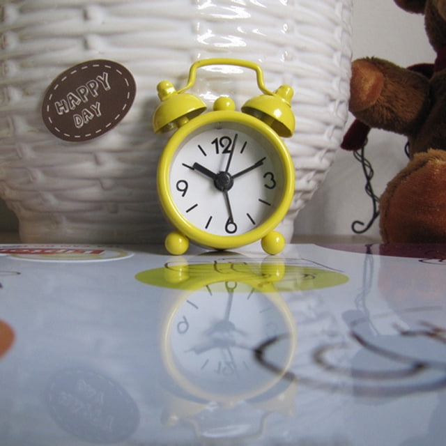 Clock Cute Small Alarm Metal Alarm Clock Small Electronic Mini Clock Meat for Grilling Mini Timer Bathroom Timer Kids Sand Timers Silent Timer for Classroom