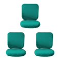 thumbnail image 4 of Baohd Computer Chair Cover Swivel Chair Cover Rotating for Chair Dark Green Backrest + Cushion Cover 3Set, 4 of 6