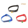 thumbnail image 1 of Lot de 3 Colliers pour Chat Réfléchissants avec Clochette Colliers pour Chien Chiot Chaton Colliers en Nylon, 1 of 10