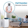 thumbnail image 4 of BLACK+DECKER Air Conditioner, 12,000 BTU Air Conditioner Portable for Room and Heater up to 550 Sq. Ft. with Remote Control, White, 4 of 7