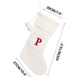 thumbnail image 3 of Knitted Hosiery Wool Hosiery Embroidered Letter Children's Candy Gift Bag Christmas Stocking Gift Bag, 3 of 4