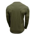 thumbnail image 4 of RXIRUCGD Blouse Décontractée à Manches Longues Col Rond pour Hommes, Vert Armée, Taille : 2TG, 4 of 5