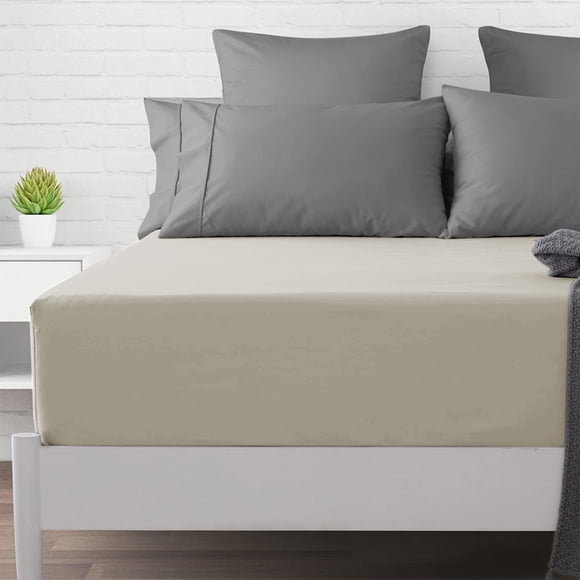 HCBY Queen Size Deep Pocket Fitted Sheet, 4-Way Stretch Jersey Knit - Ultra Soft & Cooling Bed Sheet for Sleeping Naked, Non-Slip Elastic Mattress Cover, 15 Inch Pocket (White,80"x60"x11.8")
