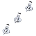 thumbnail image 3 of relayinert Door Hanging Hook Hanger Suction Cup Key Bathrobe Storage Rack Heavy Duty Coat Umbrella Accessory for Kitchen Bedroom Silver 3Set, 3 of 6