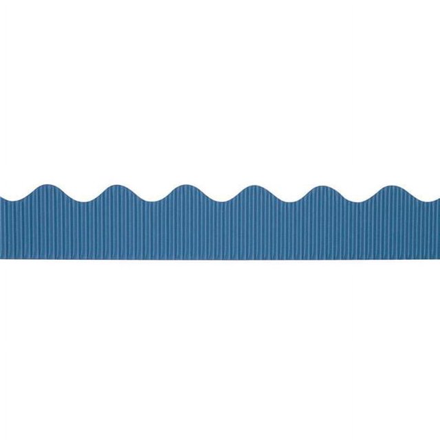 Pacon PAC37186-6 Bordure Décorative 2.25 Po x 50 Pi, Bleu Riche - 6 Rouleaux